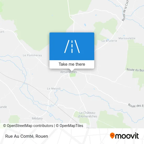Rue Au Comté map