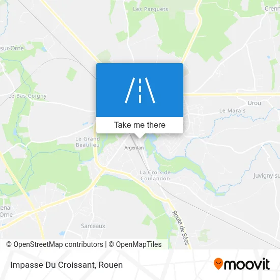 Impasse Du Croissant map