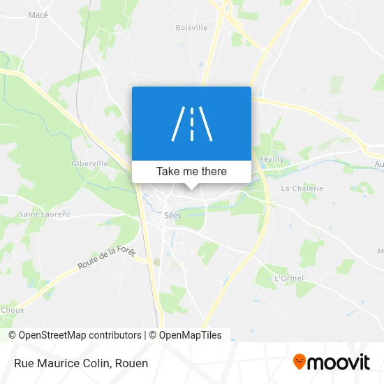 Rue Maurice Colin map