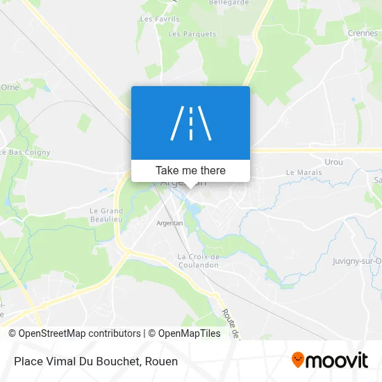 Place Vimal Du Bouchet map
