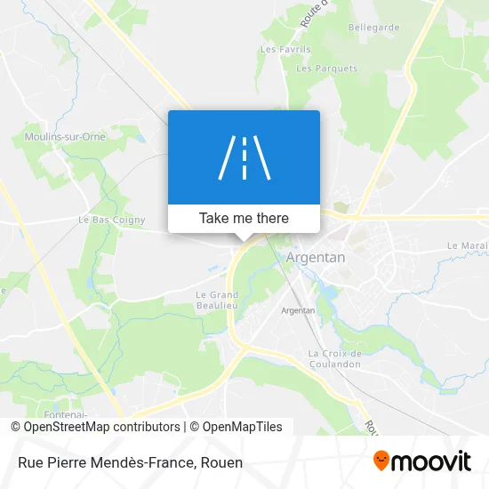 Rue Pierre Mendès-France map