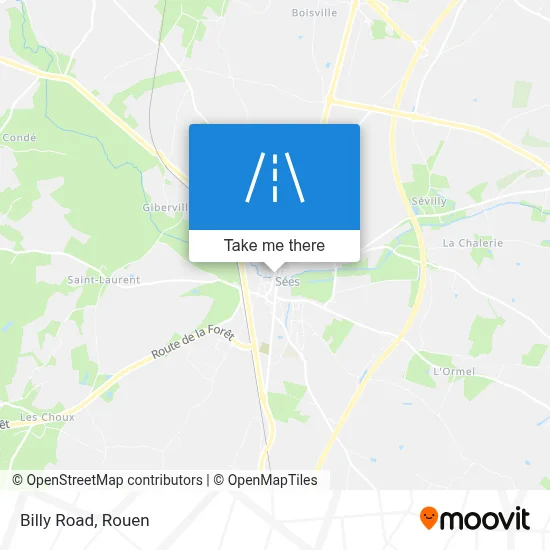 Rue Billy map