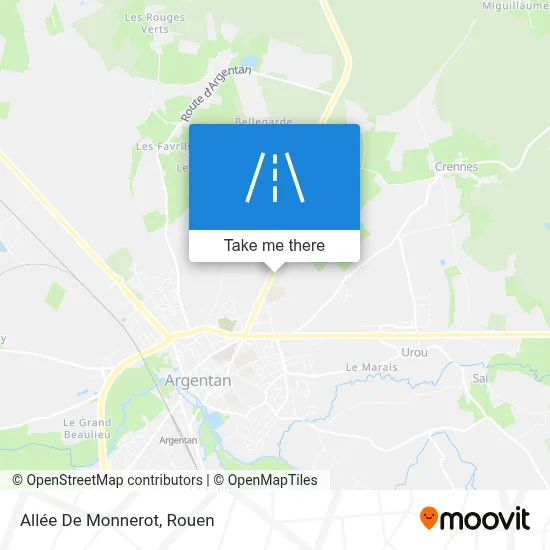 Allée De Monnerot map