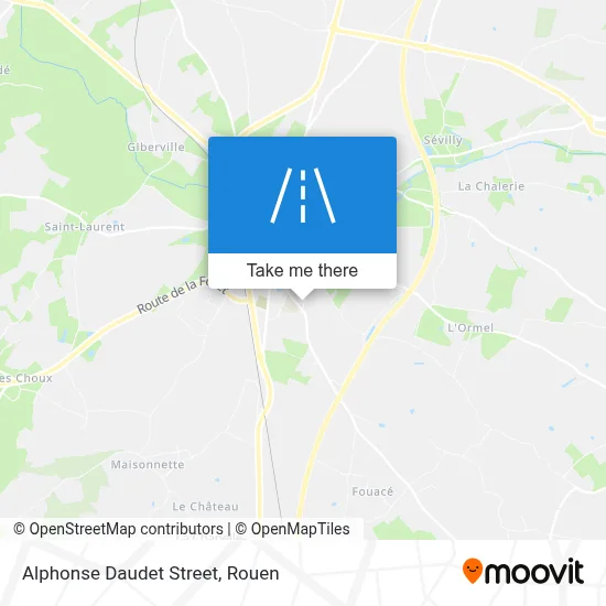 Rue Alphonse Daudet map