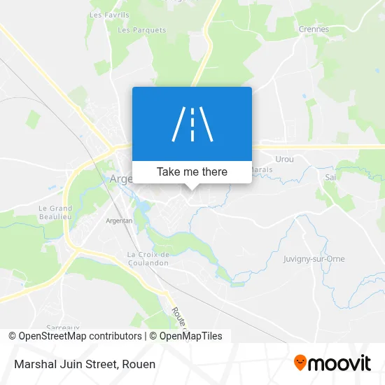Mapa Rue Du Maréchal Juin