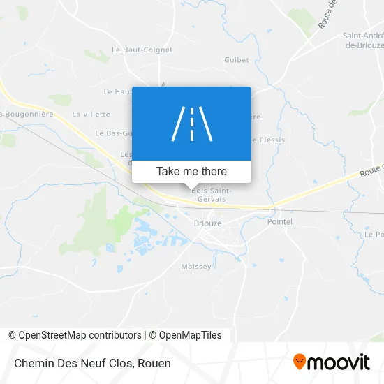 Chemin Des Neuf Clos map