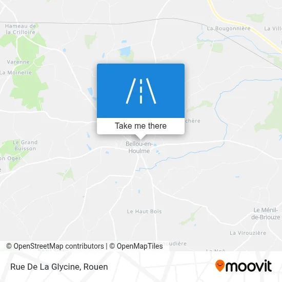 Mapa Rue De La Glycine