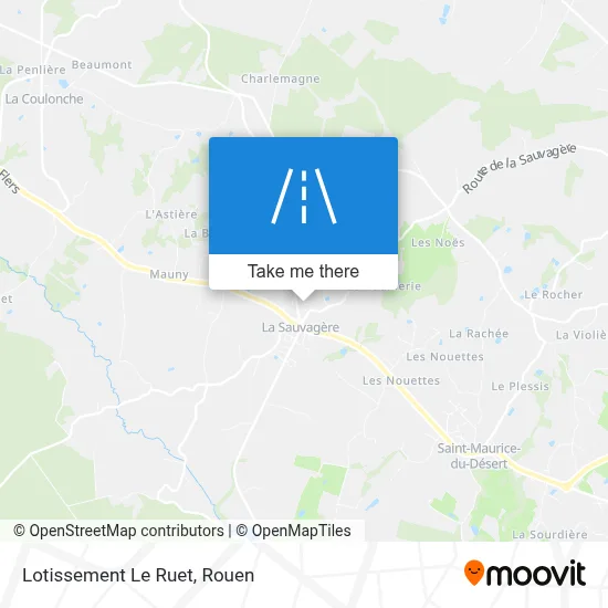 Lotissement Le Ruet map