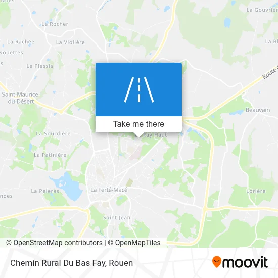 Chemin Rural Du Bas Fay map