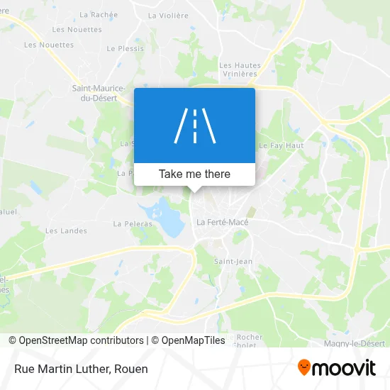 Rue Martin Luther map