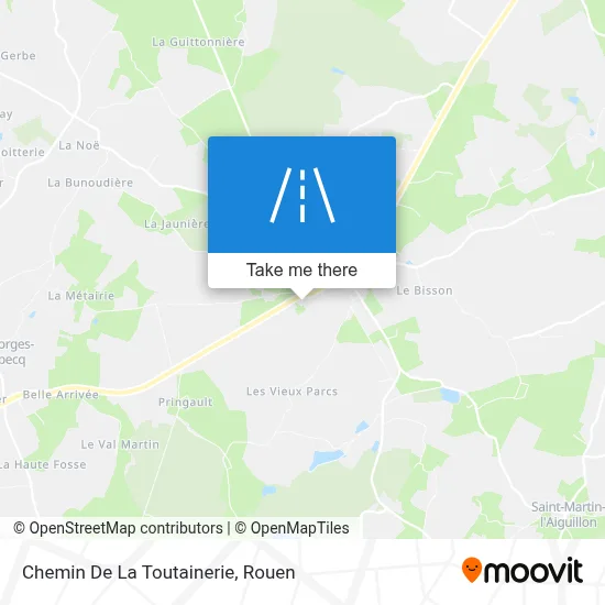 Chemin De La Toutainerie map