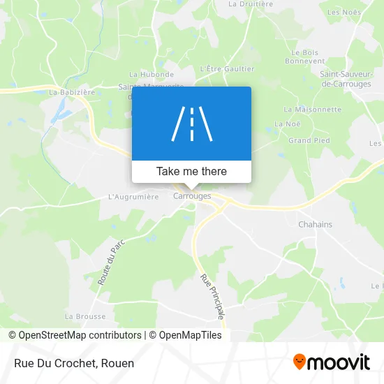 Mapa Rue Du Crochet