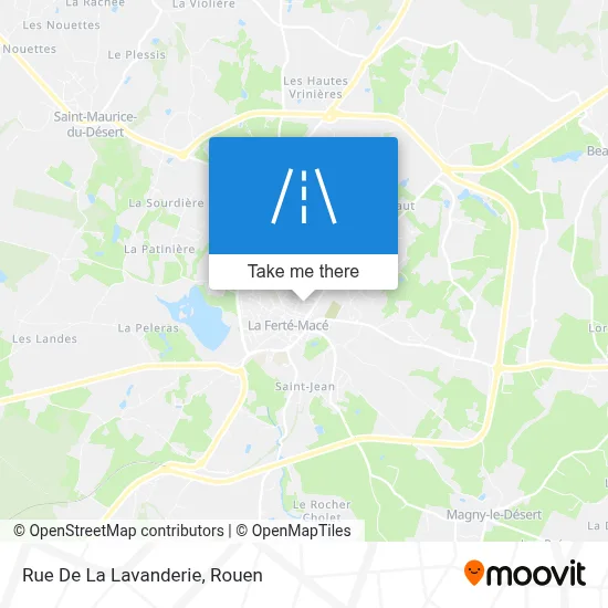 Mapa Rue De La Lavanderie