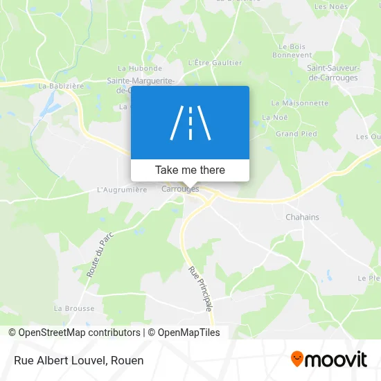 Rue Albert Louvel map
