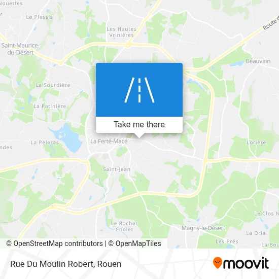 Rue Du Moulin Robert map