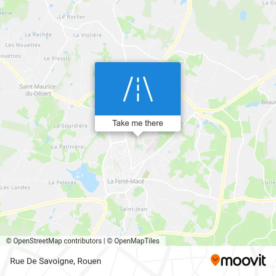 Rue De Savoigne map