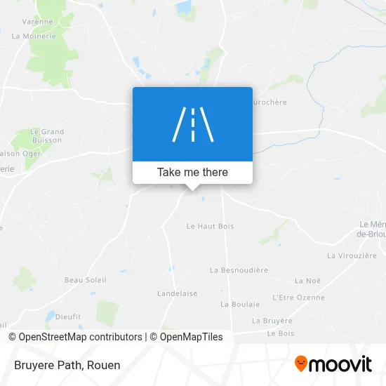 Chemin De La Bruyere map