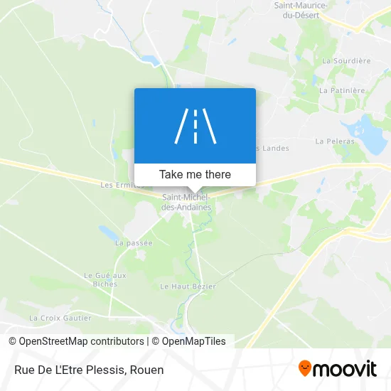 Rue De L'Etre Plessis map
