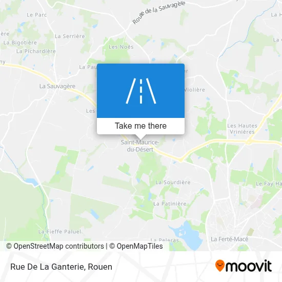 Rue De La Ganterie map