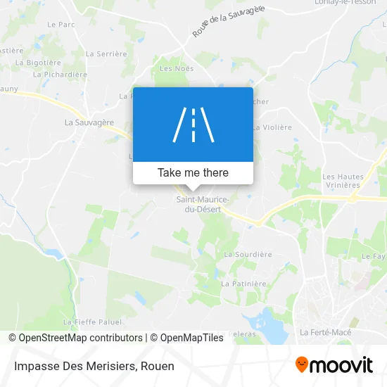 Impasse Des Merisiers map