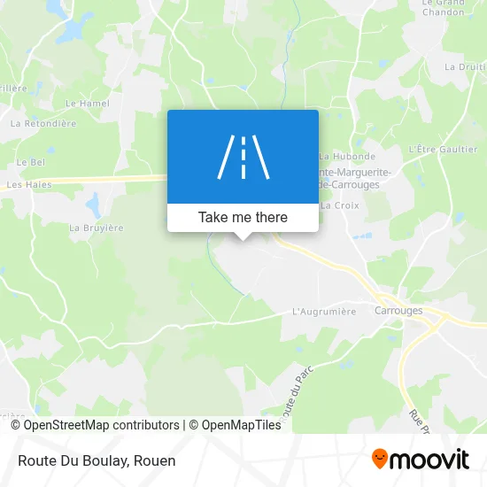 Route Du Boulay map