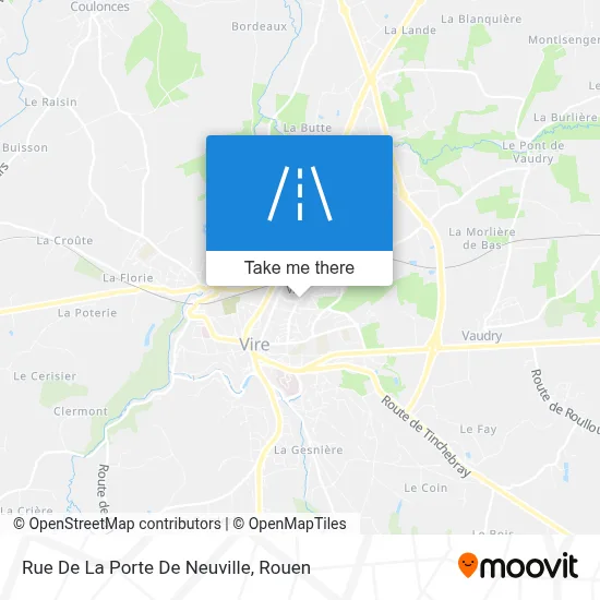 Rue De La Porte De Neuville map