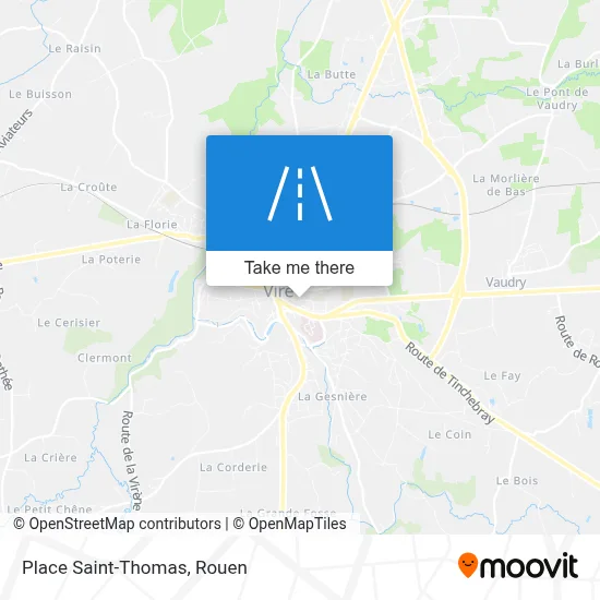 Place Saint-Thomas map