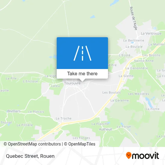 Rue Du Québec map