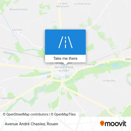 Avenue André Chasles map