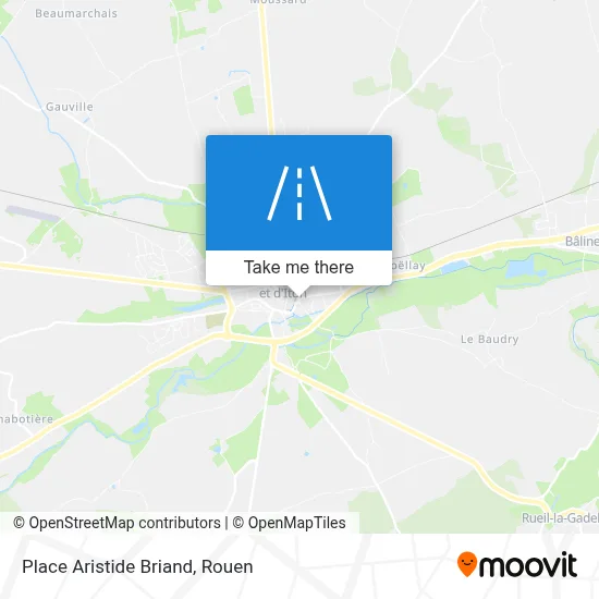 Place Aristide Briand map