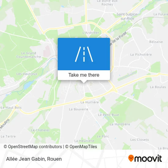 Allée Jean Gabin map