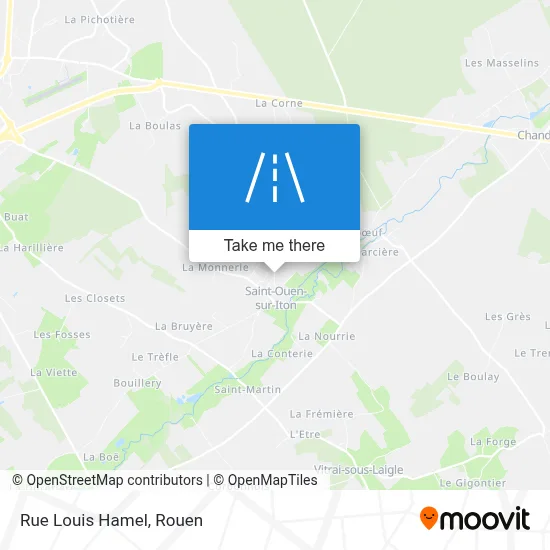 Rue Louis Hamel map