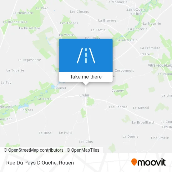 Rue Du Pays D'Ouche map