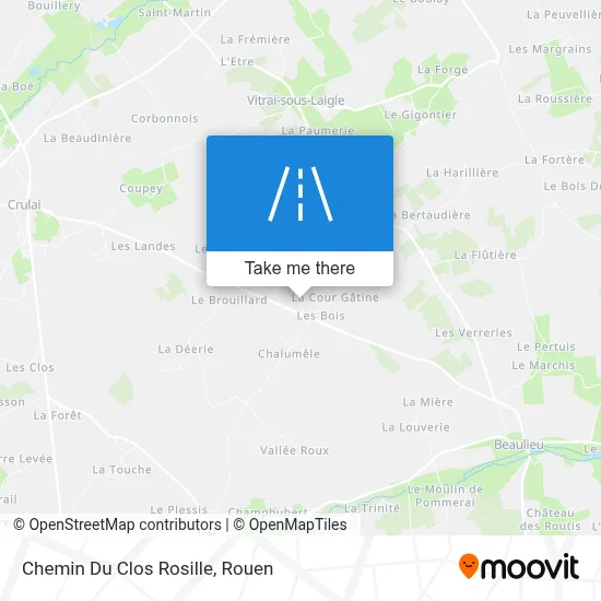 Chemin Du Clos Rosille map