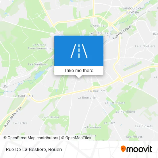 Rue De La Beslière map