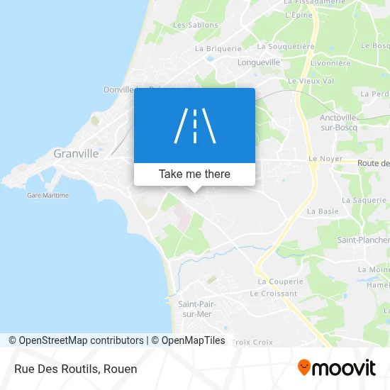 Rue Des Routils map