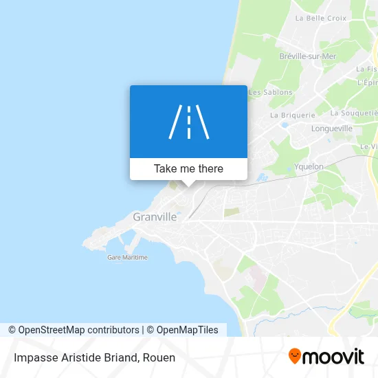 Impasse Aristide Briand map