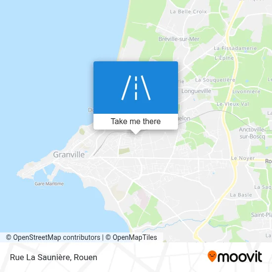 Rue La Saunière map