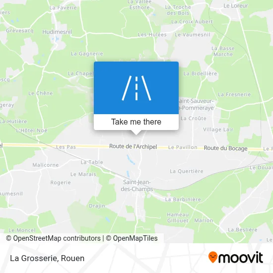 La Grosserie map