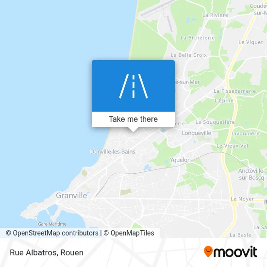 Mapa Rue Albatros