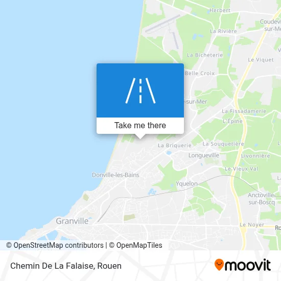 Chemin De La Falaise map