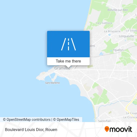 Boulevard Louis Dior map