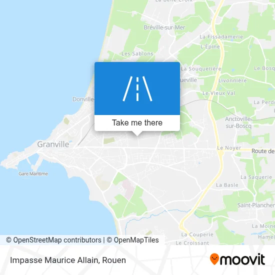 Impasse Maurice Allain map