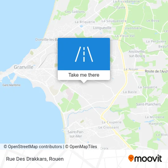 Rue Des Drakkars map