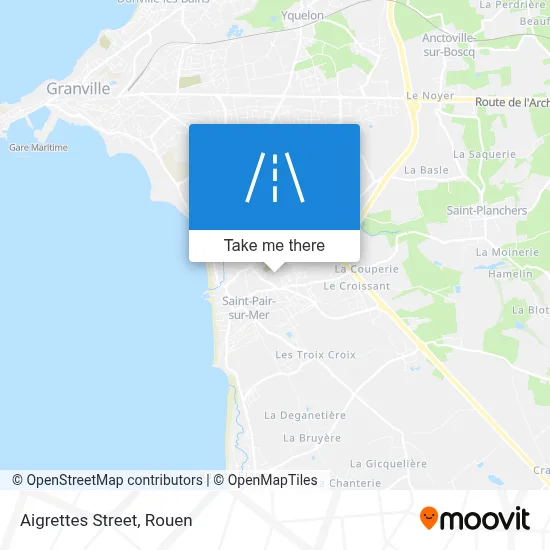 Rue Des Aigrettes map