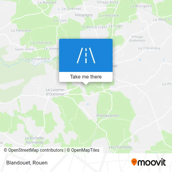 Blandouet map