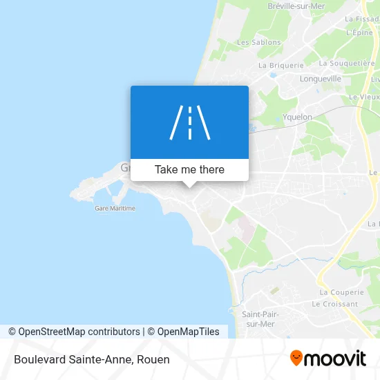 Boulevard Sainte-Anne map