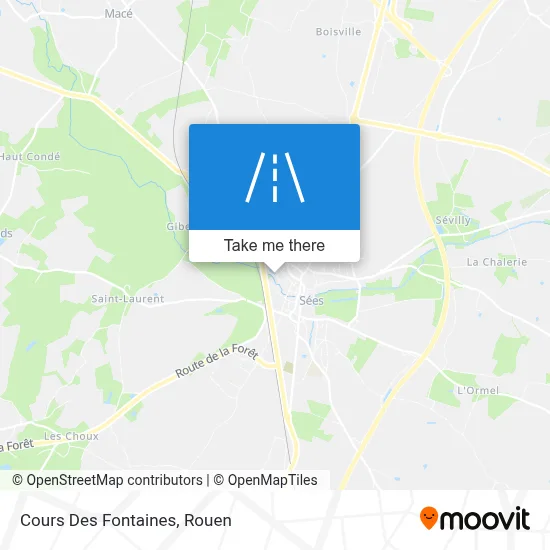 Cours Des Fontaines map