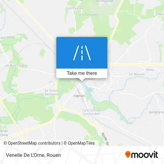 Venelle De L'Orne map