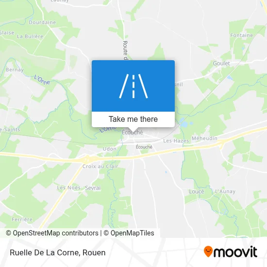 Ruelle De La Corne map